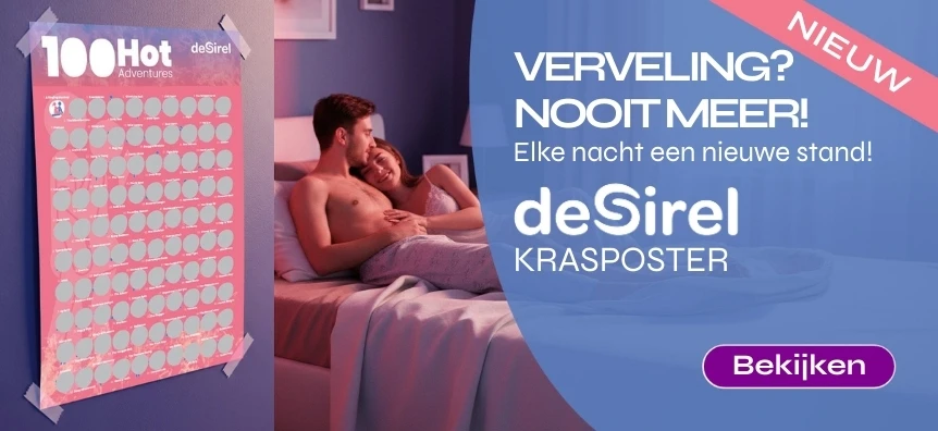 Desirel - 100 erotische standjes krasposter spellen | Sex Shop België Desirel.be 