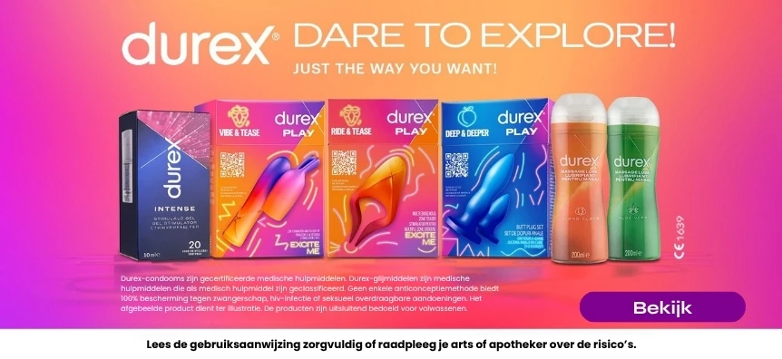 Mei is de maand van masturbatie – probeer de Durex producten | Sex Shop België Desirel.be