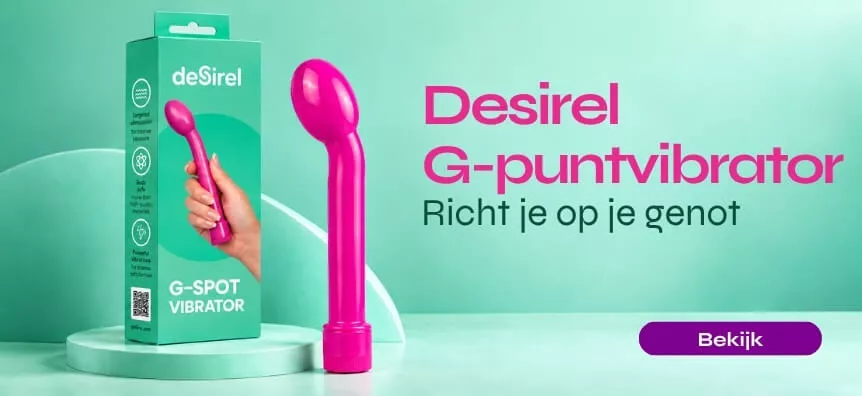 Ontdek de nieuwe Desirel vibrator met gebogen vorm voor de G-spot | Sex Shop België Desirel.be