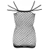 NO:XQSE - Sexy mini jurk - netstof - zwart - S-L