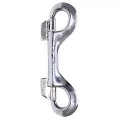 ZADO - dubbele metalen karabijnhaak - zilver