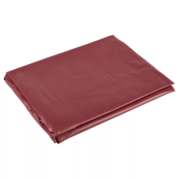 Lakenspread - laklederen hoeslaken - rood - 200x230cm