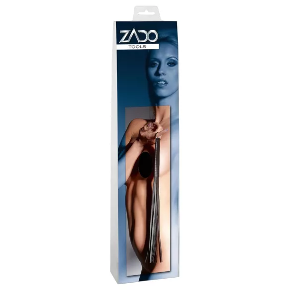 ZADO - zweepje - zacht - leer zwart