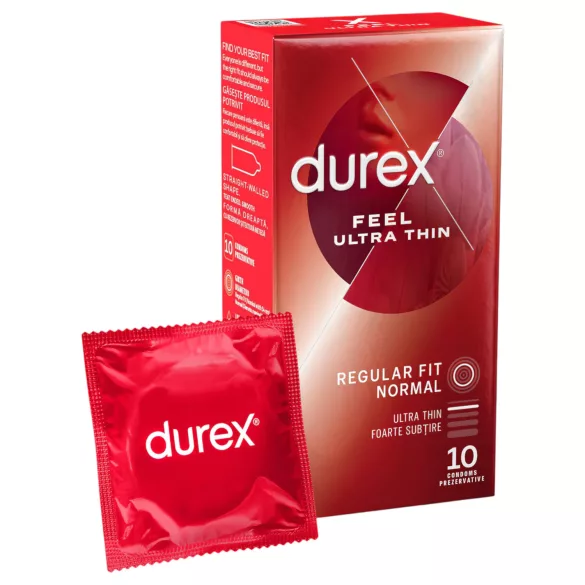 Durex - condooms - ultra dun en natuurlijk gevoel - 10 stuks