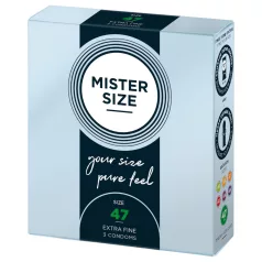 Mister Size - condoom - dun - 47mm - 3 stuks