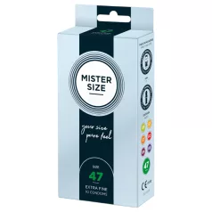 Mister Size - Condooms - Dun & nauw 47mm - 10 stuks
