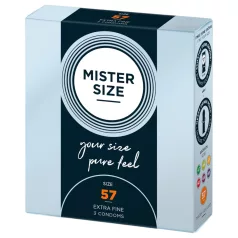 Mister Size - condoom - ultradun - 57mm - 3 stuks