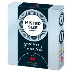 Mister Size - condoom - extra dun - 60mm (3 stuks)