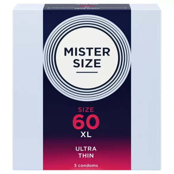 Mister Size - condoom - extra dun - 60mm (3 stuks)