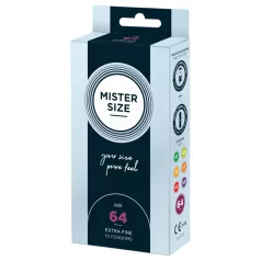 Mister Size - condoom - dun - 64mm - 10 stuks