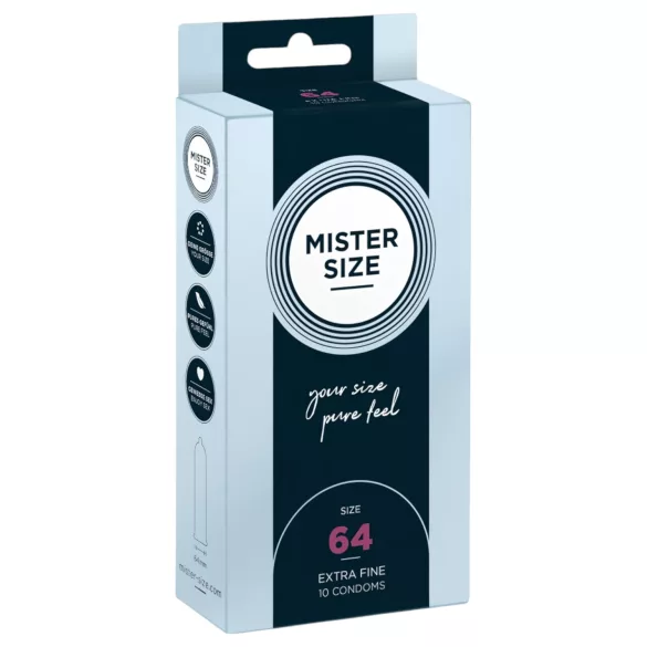 Mister Size - condoom - dun - 64mm - 10 stuks