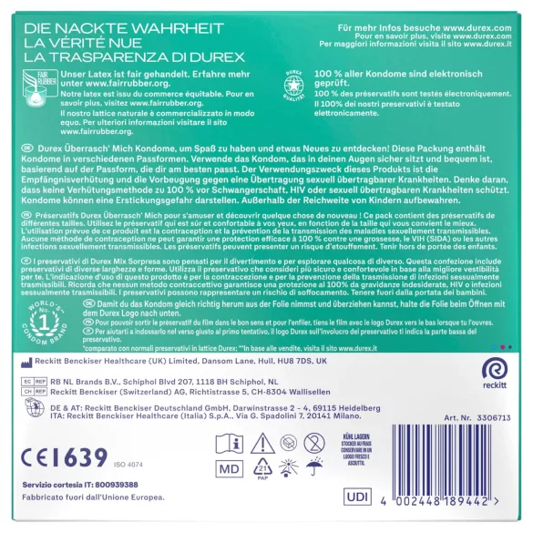Durex Surprise Me - condooms mixpakket - 30 stuks