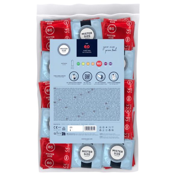 Mister Size - condooms dun - 60mm - 100 stuks
