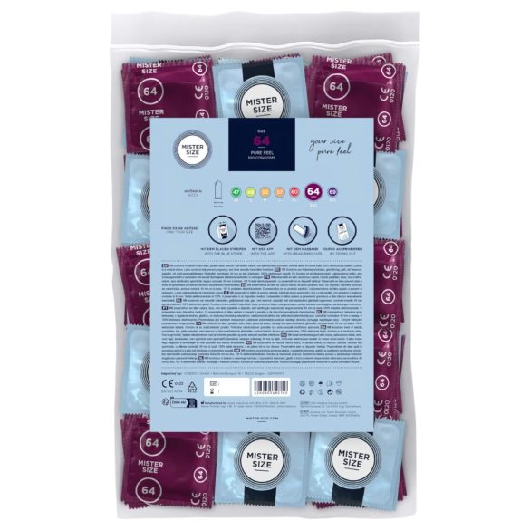 Mister Size - condooms - extra dun - 64mm - 100 stuks