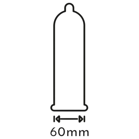 Secura Aubergine - extra grote condooms - 60mm - 48 stuks