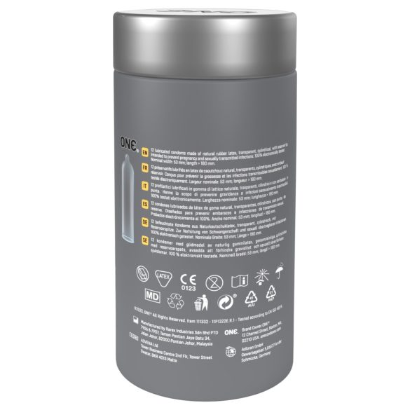 ONE - ultra dunne condooms - extra dun - 12 stuks
