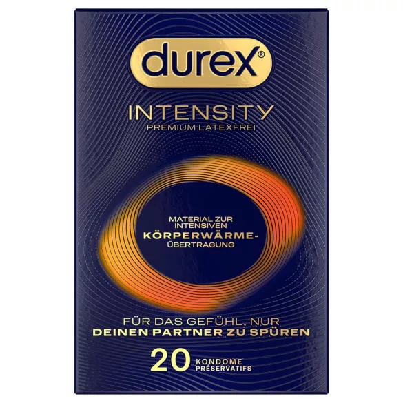 Durex Intensity - condooms - ultra dun, latexvrij - 20 stuks