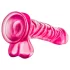 B Yours - Realistische dildo met ballen - 23cm - siliconen - roze