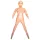 Bom - opblaaspop vrouw - grote borsten - pvc