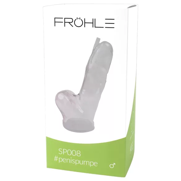 Fröhle SP008 - medische anatomische penispomp vervangcilinder - 21 cm