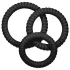 You2Toys - Penisring set van 3 - siliconen - zwart