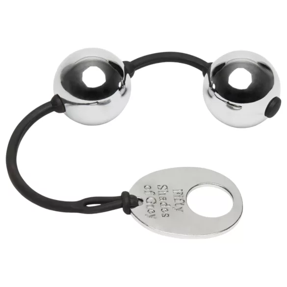 Fifty Shades of Grey - geden kegelbal - metaal - grijs