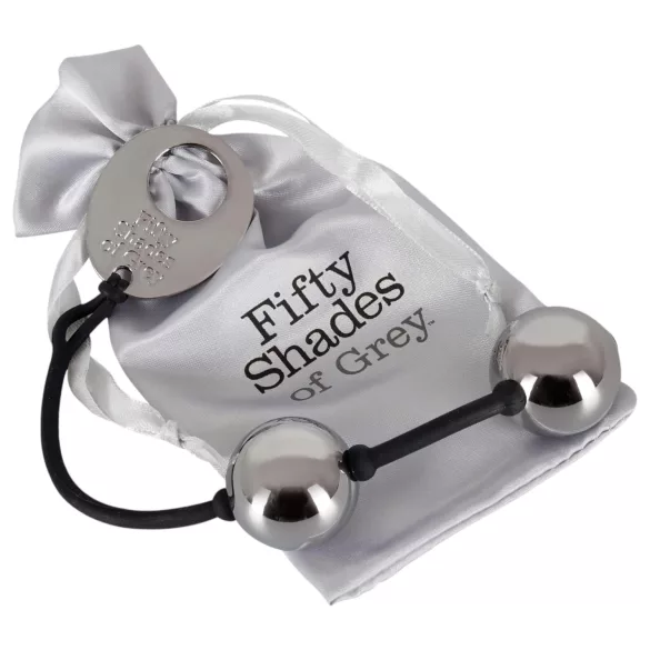 Fifty Shades of Grey - geden kegelbal - metaal - grijs
