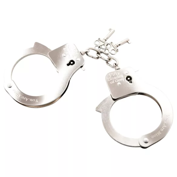 Fifty Shades of Grey - handboeien - metaal - grijs