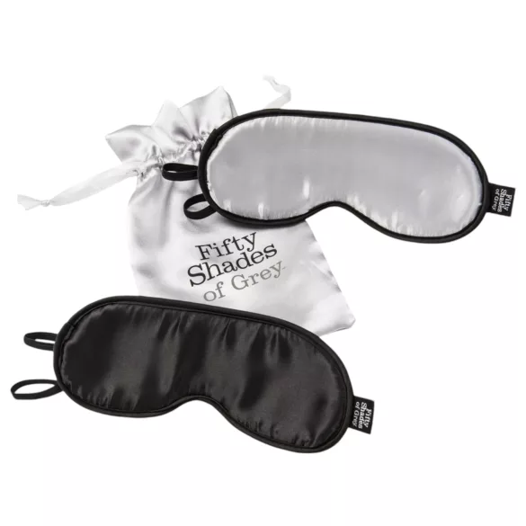 Fifty Shades of Grey - oogmasker set - grijs