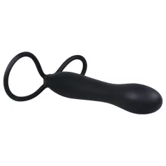 You2Toys - Anale dildo met penisring - zwart