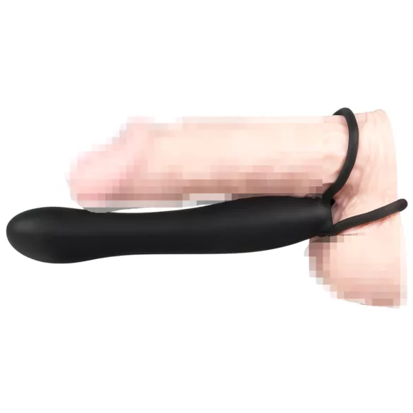 You2Toys - Anale dildo met penisring - zwart