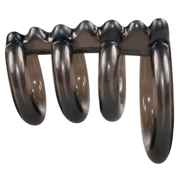 Bad Kitty - penisring set met spikes - siliconen - 4 stuks