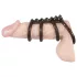 Bad Kitty - penisring set met spikes - siliconen - 4 stuks