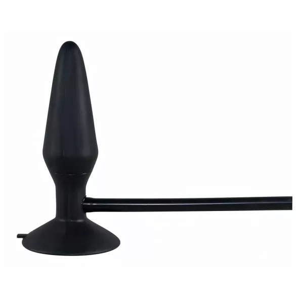 You2Toys True Black - opblaasbare buttplug - siliconen - zwart