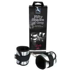   Fifty Shades of Grey - polsboeien - verstelbaar - grijs - 2 stuks