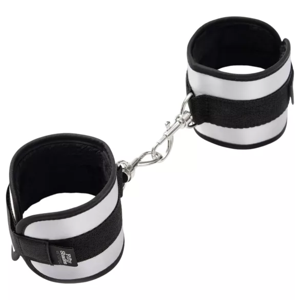 Fifty Shades of Grey - polsboeien - verstelbaar - grijs - 2 stuks