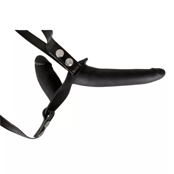 You2Toys - Strap-on dildo duo - siliconen - zwart