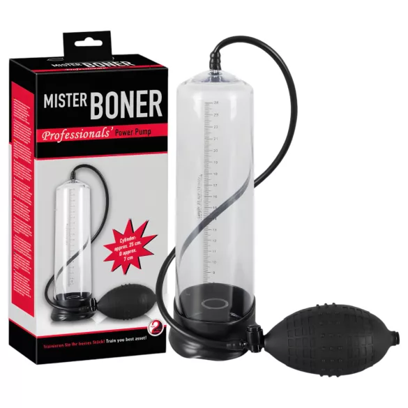 Mister Boner Professional - penispomp - voor mannen
