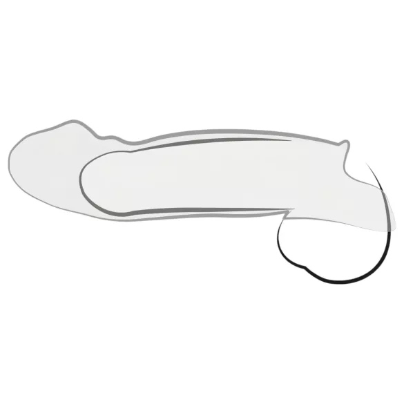 Crystal Skin - penisverlenging hoes - transparant
