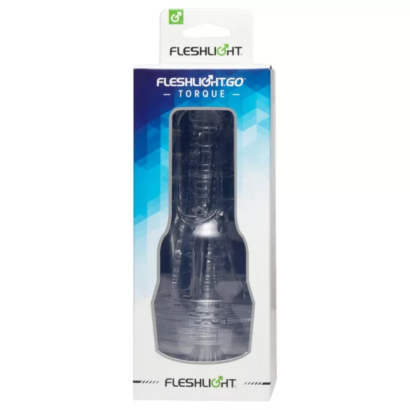 Fleshlight GO Torque - compacte masturbator - transparant
