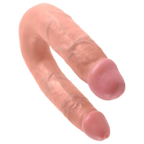 King Cock dubbele dildo (medium) - natuur