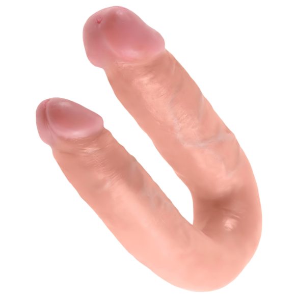 King Cock dubbele dildo (medium) - natuur