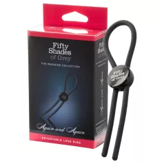 Fifty Shades of Grey - penisring - silicone - grijs