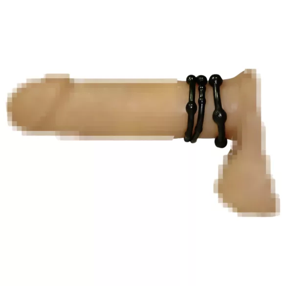 You2Toys - penisringen set - zwart - 3 stuks