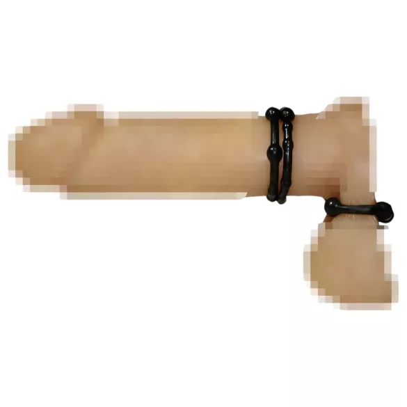 You2Toys - penisringen set - zwart - 3 stuks