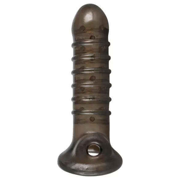 Rebel - penis sleeve - ribbels - grijs