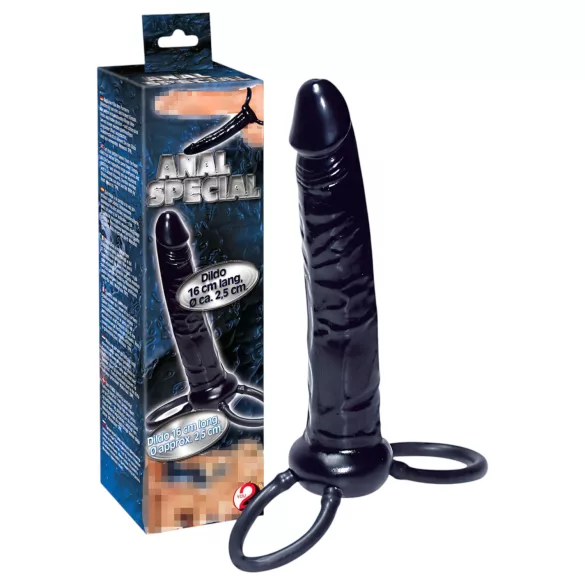 You2Toys - Anale dildo - speciaal ontwerp - zwart