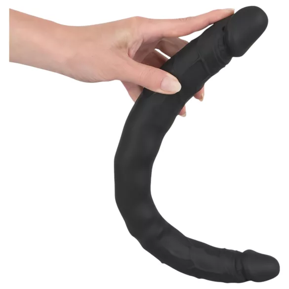 Bad Kitty - siliconen dubbel dildo - zwart