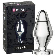 mystim Little John - kleine elektro anaalplug (zilver)