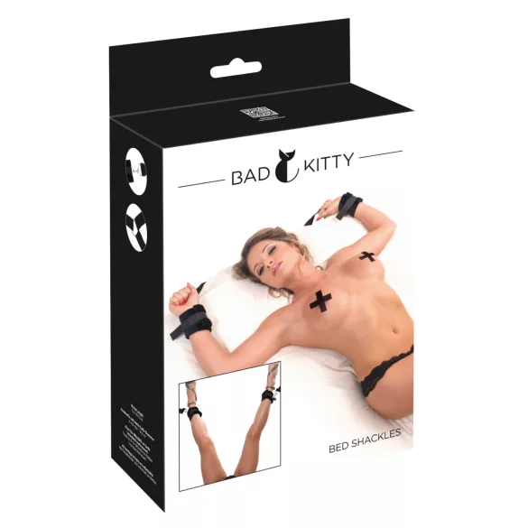 Bad Kitty - bondage bed set - pluche - 5-delig
